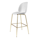 Tabouret Beetle Blanc d'Albâtre/ Laiton Semi Mat - Gubi