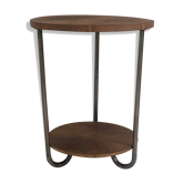 Vintage pedestal table 50's