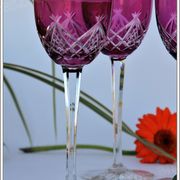 Set of 6 wine glasses from the Rhine Roemer Baccarat Crystal model S1132