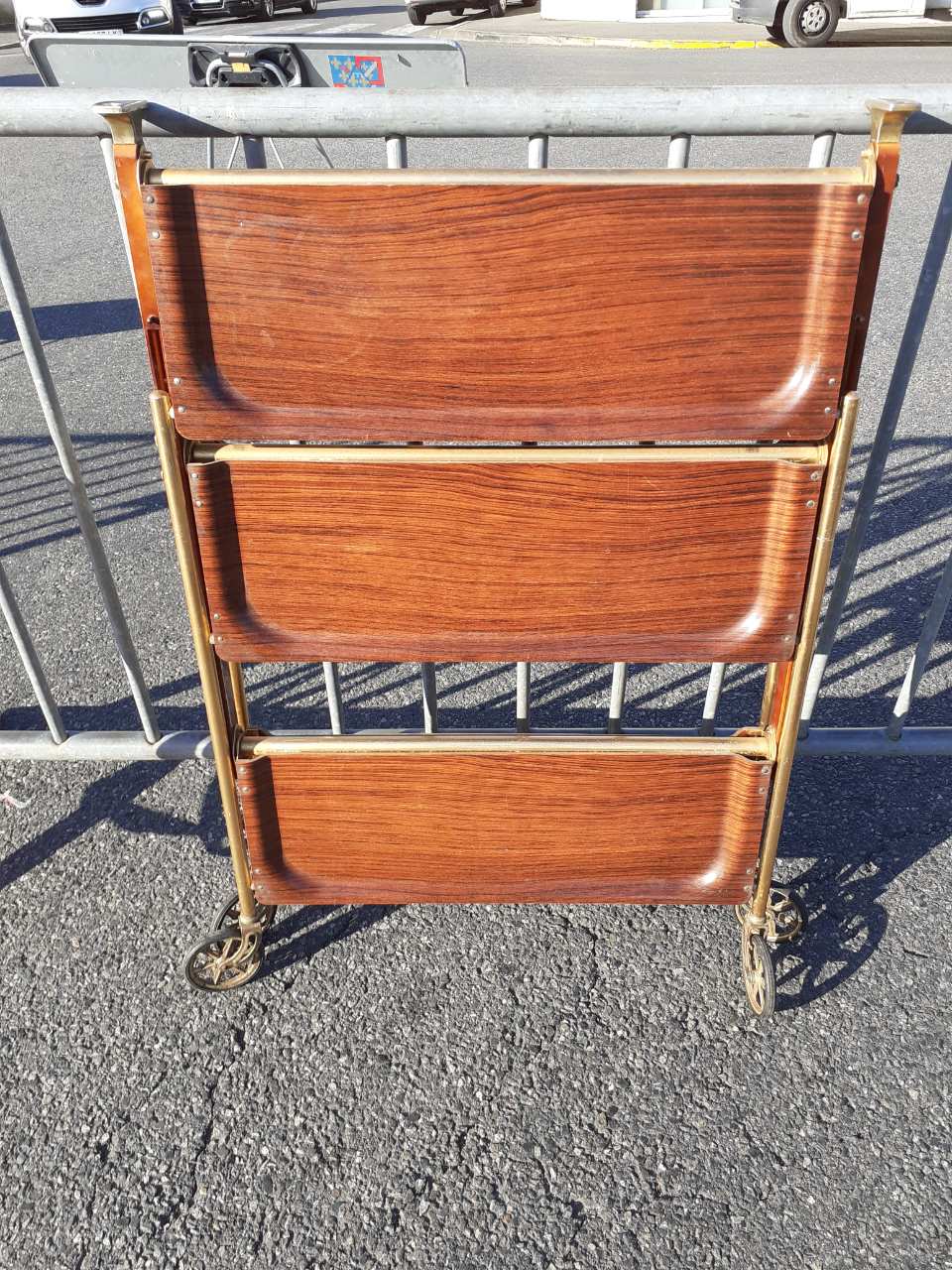 Textable vintage folding dessert