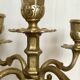 Golden bronze chandelier
