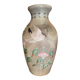 Antique Japanese vase in ceramic with floral and bird decoration, 19th century.
