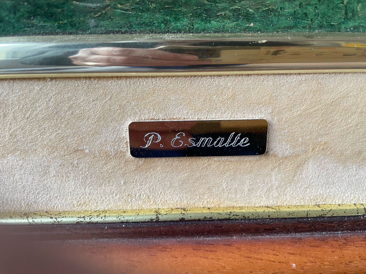 Painting signed Pierre Leishman