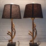 Pair of Deknudt lamps