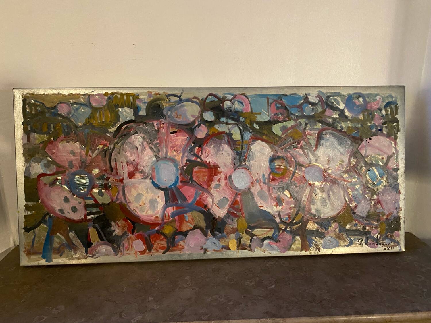 Abstract still life signed Landauer