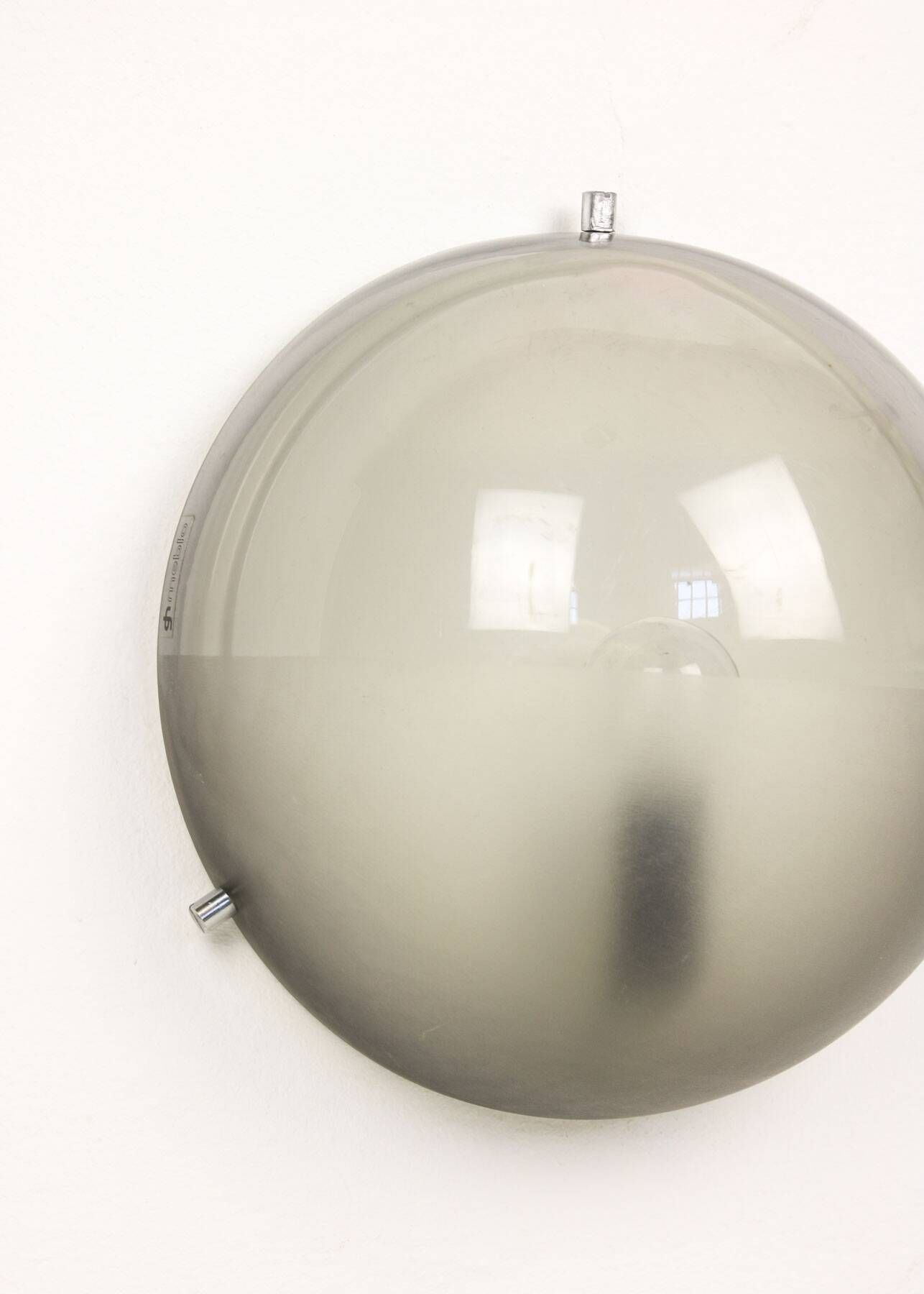 Mid-Century Italian Demi Sconce by Gio Ponti for Guzzini, 1970s