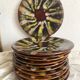 Saint Jean de Bretagne earthenware dessert plates