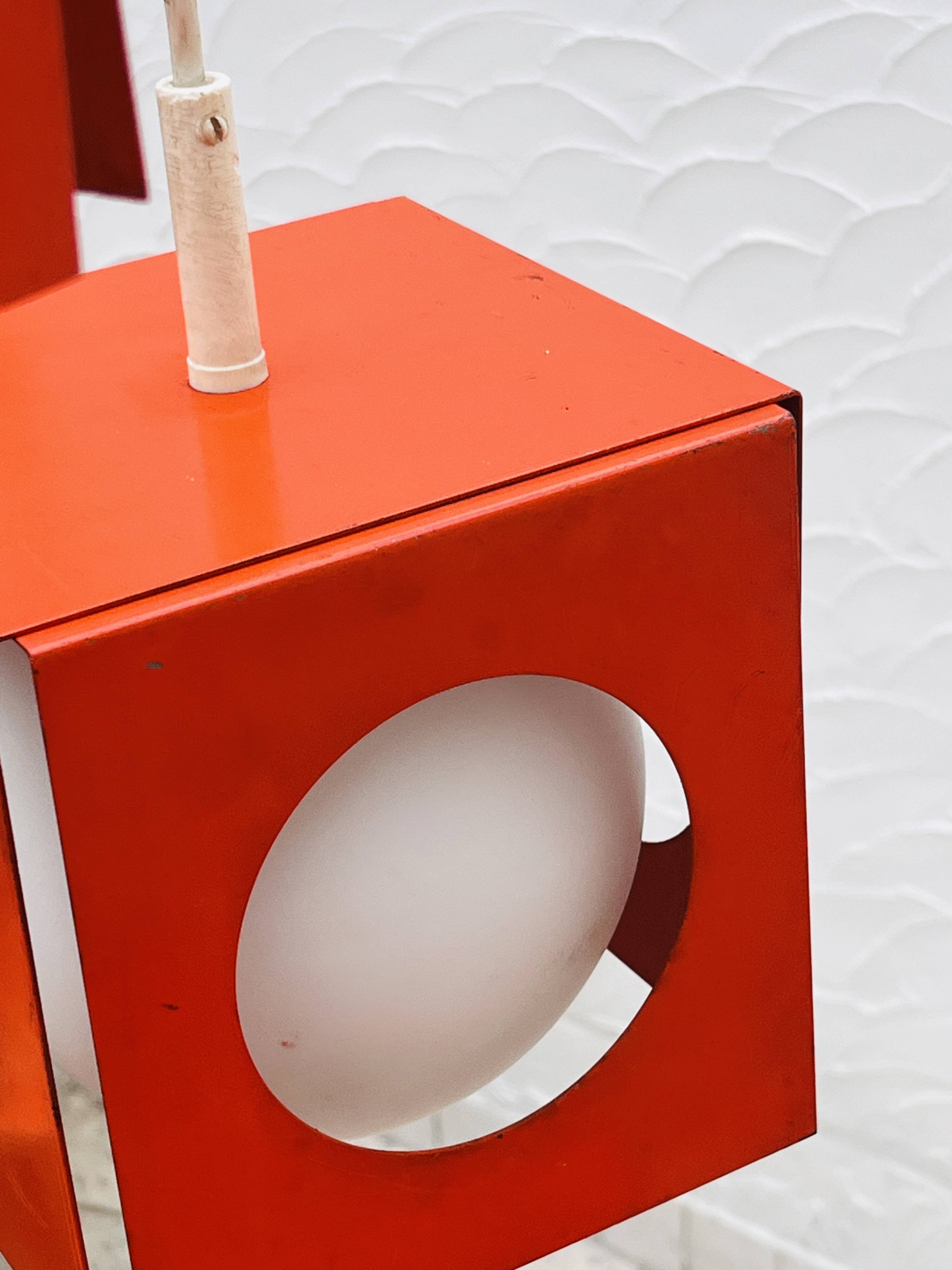 Suspension Space-âge orange