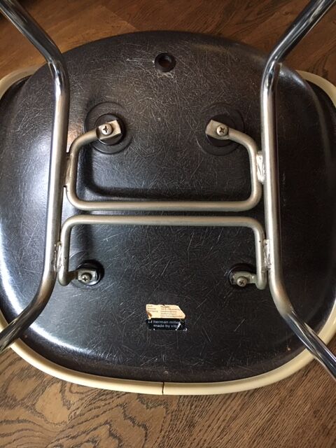 Chaises dsx fibre & hopsak Charles & Ray Eames pour Herman Miller 1972