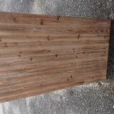 Wood and metal coffee table