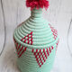 Mint woven basket