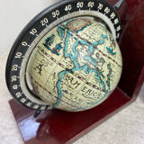 Serres-livres vintage en bois, mappemondes rotatives