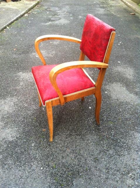 Chair red bridge with his imitation of origin
