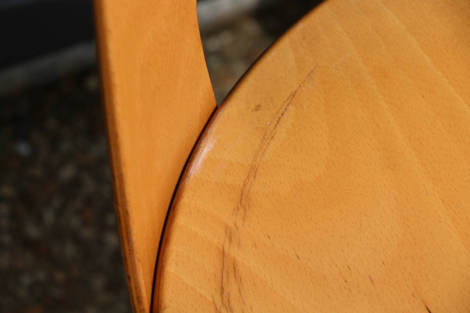 5 BAUMANN “MONDOR” light beech chairs