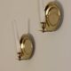 Pair Of Mid Century Swedish Brass Sconces