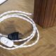 Lampe de table vintage en palissandre danois