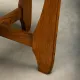 Dutch Art Deco Modernist Amsterdam School side table in Oak