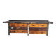 Industrial workbench 3 meters | Heavy duty steel & wood drawers