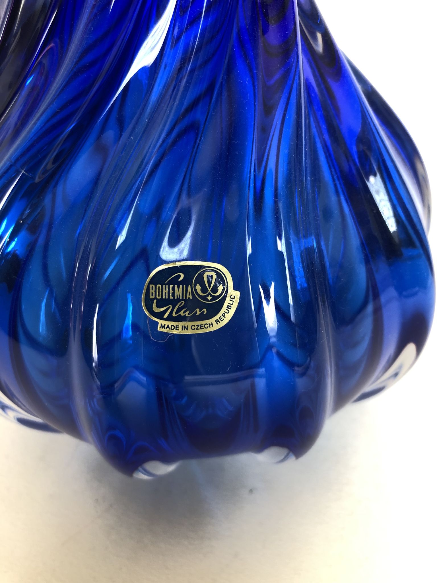 Vase en cristal de bohème