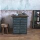 Workshop furniture with drawers, metal and wood