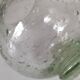 Blown glass bubble photophore, baluster shape – workshop spirit