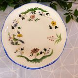6 assiettes à dessert oiseaux du paradis Gien