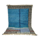 Handmade pure wool Berber rug size 2/3 m