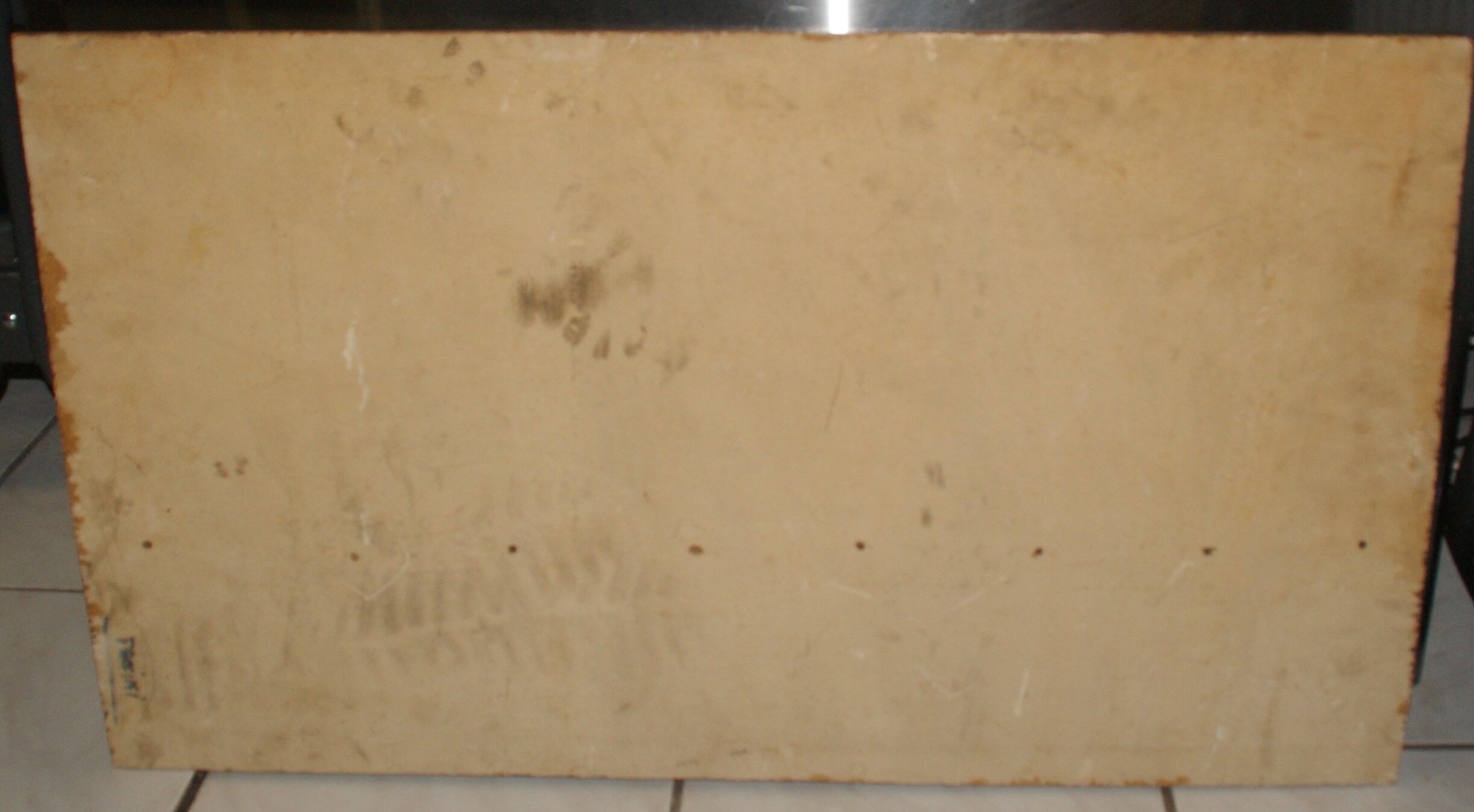 Oil on panel bouquet of carnations signed