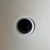 Large metal pendant light from the 80s