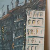 oil painting on canvas signed 1950s