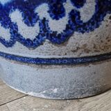 Enameled stoneware pot