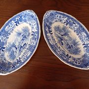 "Burgenland" blue bowls Villeroy & Boch Mettlach