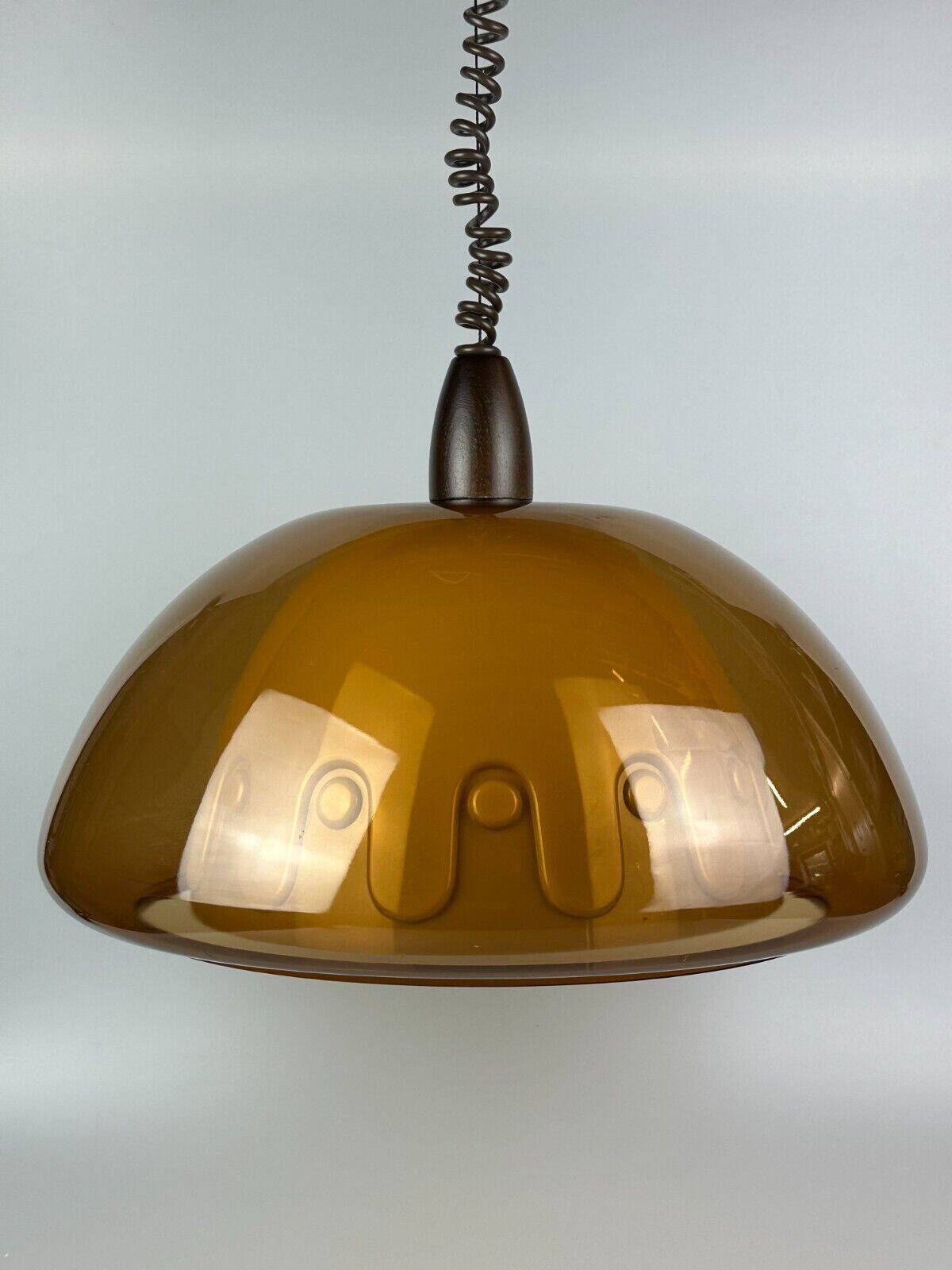 60s 70s ceiling lamp hanging lamp acrylic plastic metal space age design