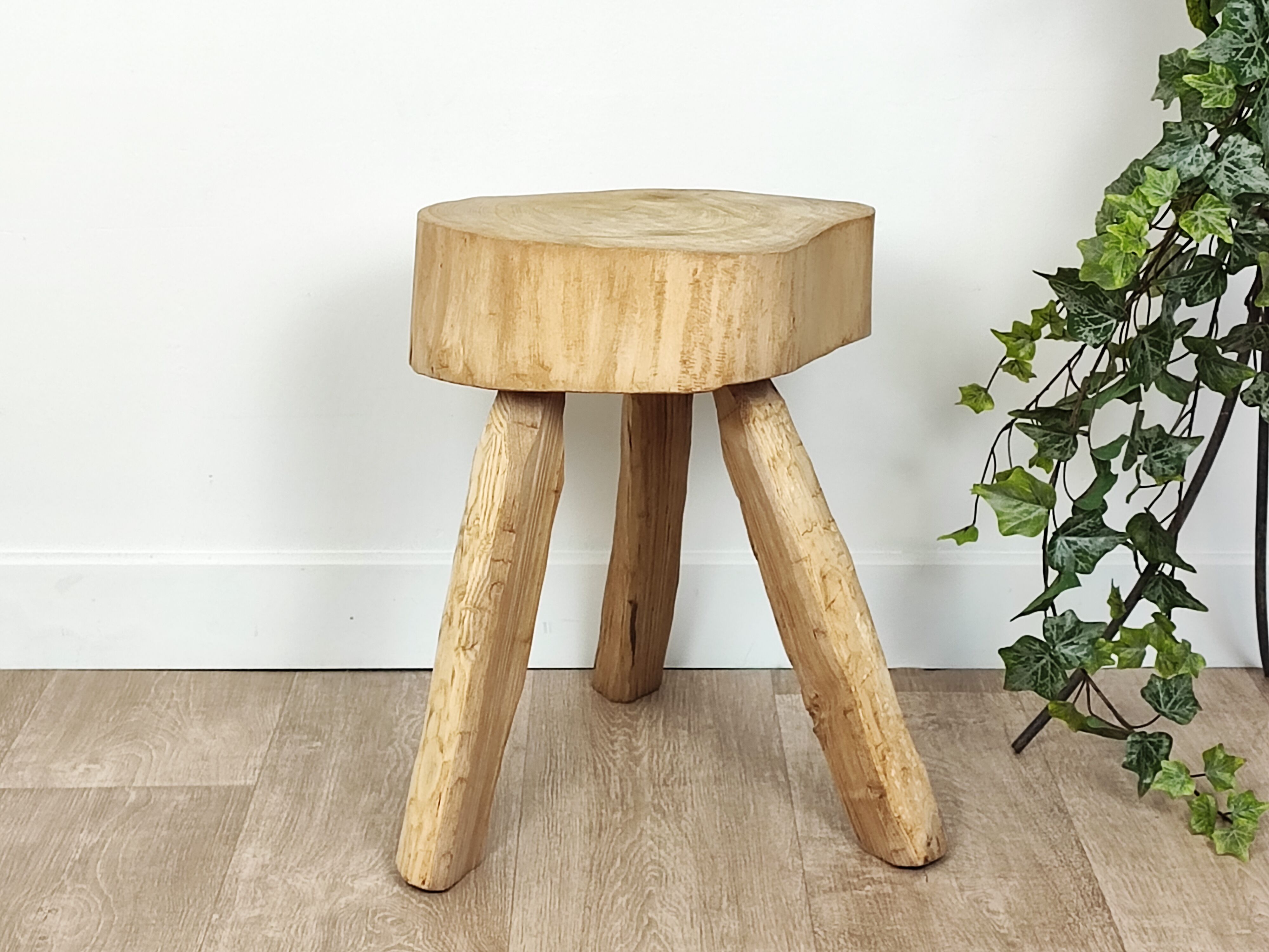 Brutalist tripod stool