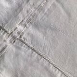 New 2-seater sheet embroidered with ladder day triangles
