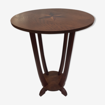 Art deco marquetry table
