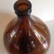 Old demijohn bonbonne smoked glass