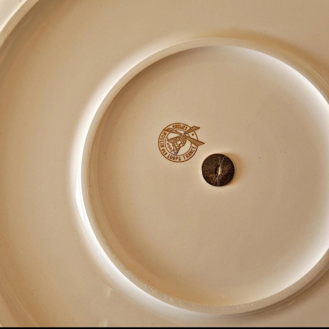 Cheese board Moulin des Loups Volubilis, blue flowers