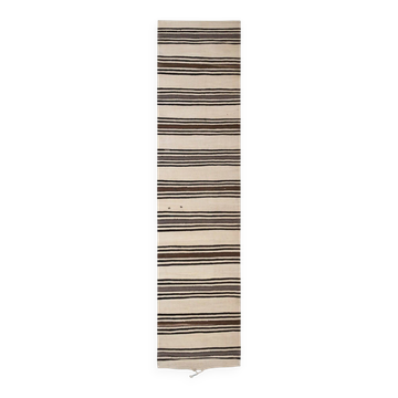 Tapis de couloir turc vintage 118x454 cm