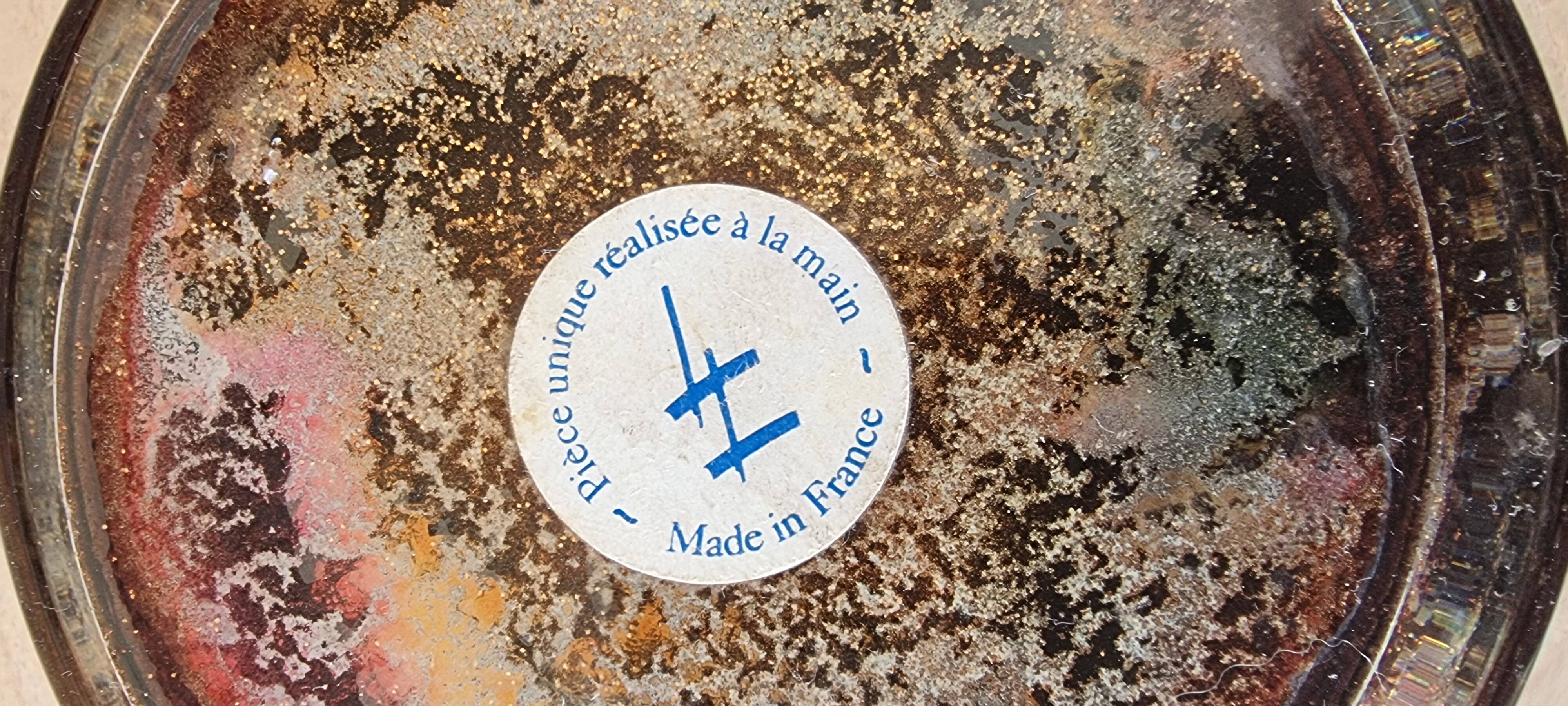 Laque Line glass vase