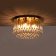 Big J.T. Kalmar Murano Raindrop hanging lamp, 1970 Austria.