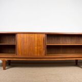 Rare - Grande enfilade danoise en teck par Arne Vodder editée par Vamo Sanderborg - 240cm - Années 60