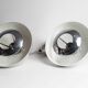 Pair of hanging lamps Jean Gandelin 1970