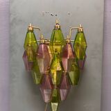 Murano Glass Poliedri Sconces, Italy, 1980s - Set of 2