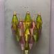 Murano Glass Poliedri Sconces, Italy, 1980s - Set of 2