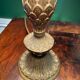 Pair of bedside lamps, bronze, Louis XV style
