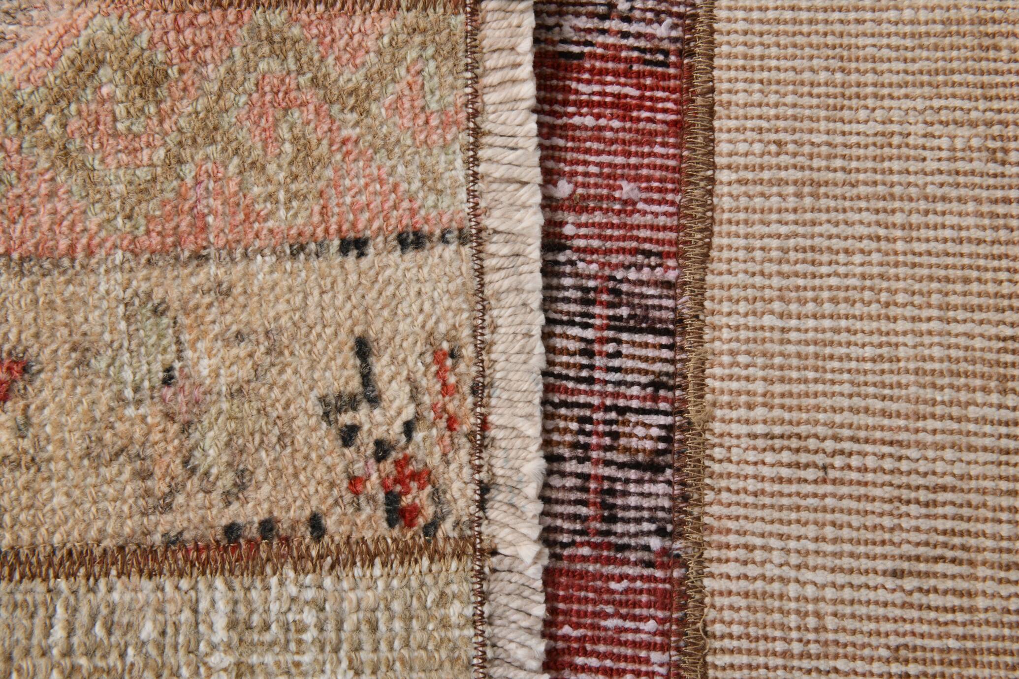 Soft & Pastel Vintage Runner Rug, 75x293Cm