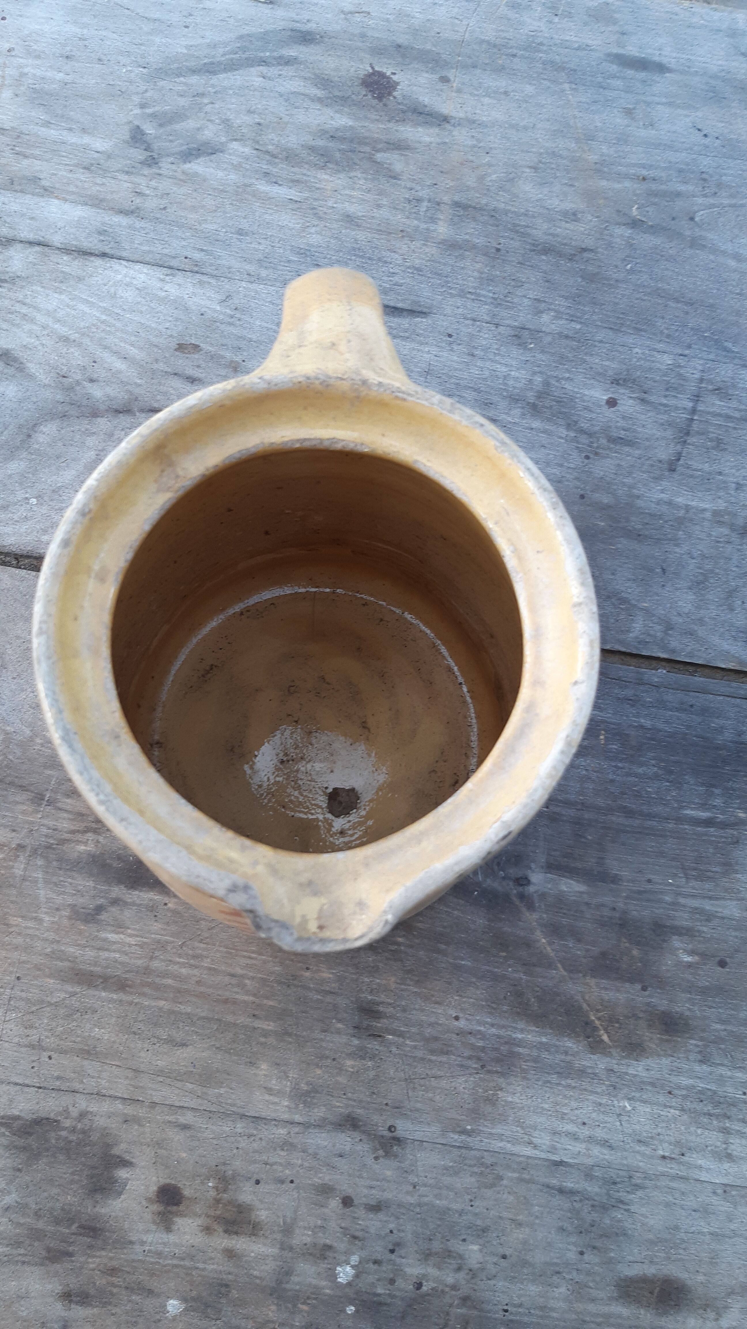 Terracotta jug early 20th century