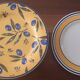 Flat plates hostess line faience Palluy