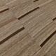 Dark Brown Striped Ethnic Kilim Rug, 224x297Cm